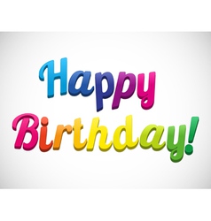 Happy birthday card Royalty Free Vector Image - VectorStock