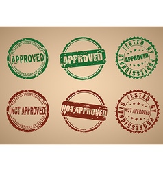 Not available sign or stamp Royalty Free Vector Image