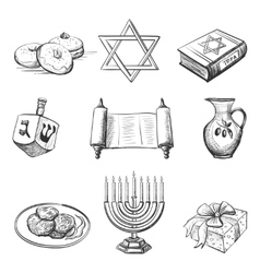 Hanukkah cartoons Royalty Free Vector Image - VectorStock