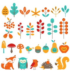 Cute autumn Royalty Free Vector Image - VectorStock