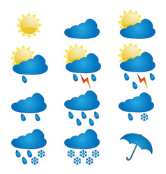 Weather icon Royalty Free Vector Image - VectorStock