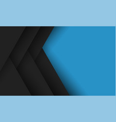 Abstract template blue triangles overlap Vector Image