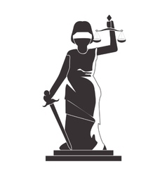 Femida lady justice Royalty Free Vector Image - VectorStock