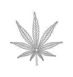 Marijuana Leaf Outline Vector Images (over 7,500)