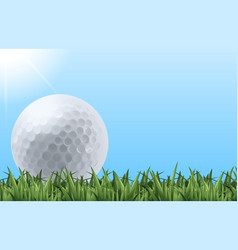 A male golfer character Royalty Free Vector Image