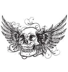 Tattoo wings Royalty Free Vector Image - VectorStock