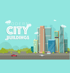 Mumbai india city skyline with color buildings vector image