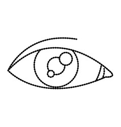 Human eye isolated Royalty Free Vector Image - VectorStock