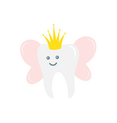 Cute tooth fairy Royalty Free Vector Image - VectorStock