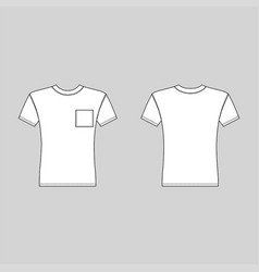 pocket tee design template