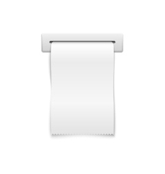 blank shopping cash receipt royalty free vector image