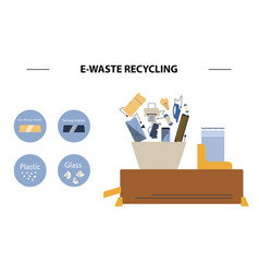 E-waste template Royalty Free Vector Image - VectorStock