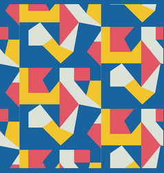 Mid century retro geometric seamless pattern Vector Image