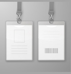 Id card design Royalty Free Vector Image - VectorStock