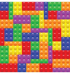 Lego blocks pattern Royalty Free Vector Image - VectorStock