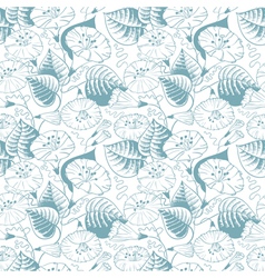 Floral blue Royalty Free Vector Image - VectorStock