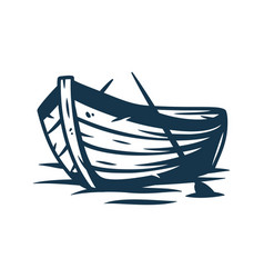 Fishing Boat Clipart Wooden Vector Images 76