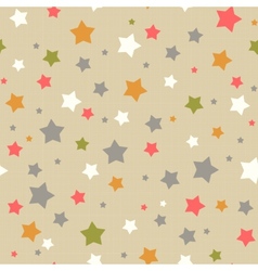 Seamless stars pattern Royalty Free Vector Image