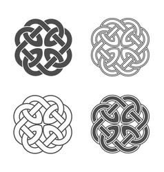 Celtic Knot Ethnic Ornament Royalty Free Vector Image