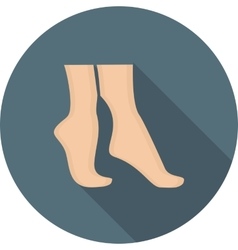 Tip Toe Royalty Free Vector Image Vectorstock