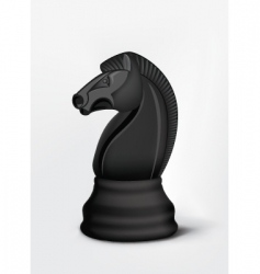 Chess knight Royalty Free Vector Image - VectorStock