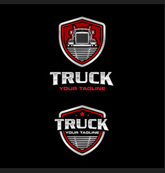 Truck trailer Royalty Free Vector Image - VectorStock