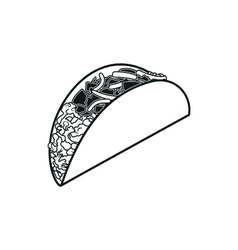 Taco Royalty Free Vector Image - VectorStock