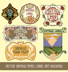 Vintage Items Royalty Free Vector Image - Vectorstock