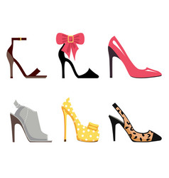 Women shoes Royalty Free Vector Image - VectorStock