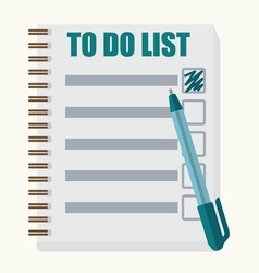 Todo list Royalty Free Vector Image - VectorStock