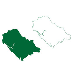 Kannur district kerala state republic of india Vector Image