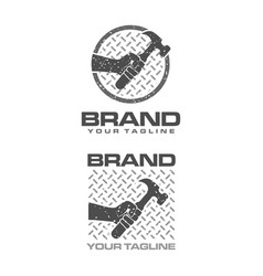 Carpenter hammer tool icon stock image Royalty Free Vector