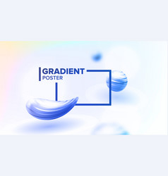 Abstract background liquid fluid set Royalty Free Vector