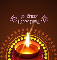 Colorful Diwali Background Royalty Free Vector Image