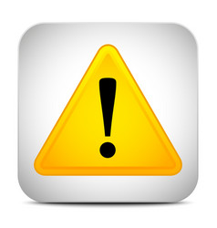 Triangle warning sign with exclamation point Vector Image