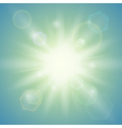 Summer background with a sun Royalty Free Vector Image