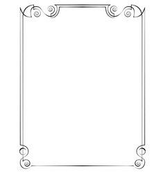 Vintage multilayer set frame Royalty Free Vector Image