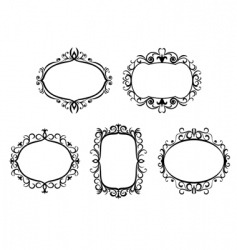 Vintage frames Royalty Free Vector Image - VectorStock