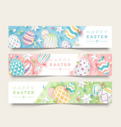 Easter banners Royalty Free Vector Image - VectorStock