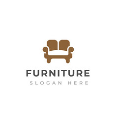 Furniture chair armchair lounge sofa couch Vector Image