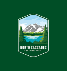 Great smokey mountains national park logo Vector Image