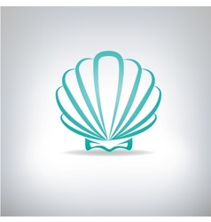 Scallop seashell Royalty Free Vector Image - VectorStock