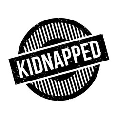 Kidnapped Rubber Stamp Royalty Free Vector Image