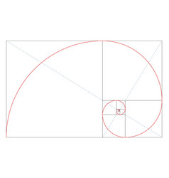 Set of golden ratio element Royalty Free Vector Image