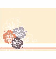 Honolulu flower Royalty Free Vector Image - VectorStock