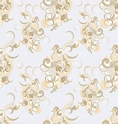 Seamless pattern with floral elements Royalty Free Vector