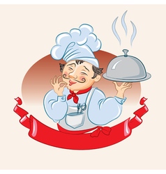 Cook chef portraits in different situations Vector Image