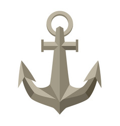 Ship anchor nautical symbol icon Royalty Free Vector Image