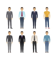 Stylish attractive man Royalty Free Vector Image