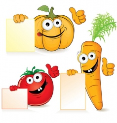 Fruit cartoons Royalty Free Vector Image - VectorStock